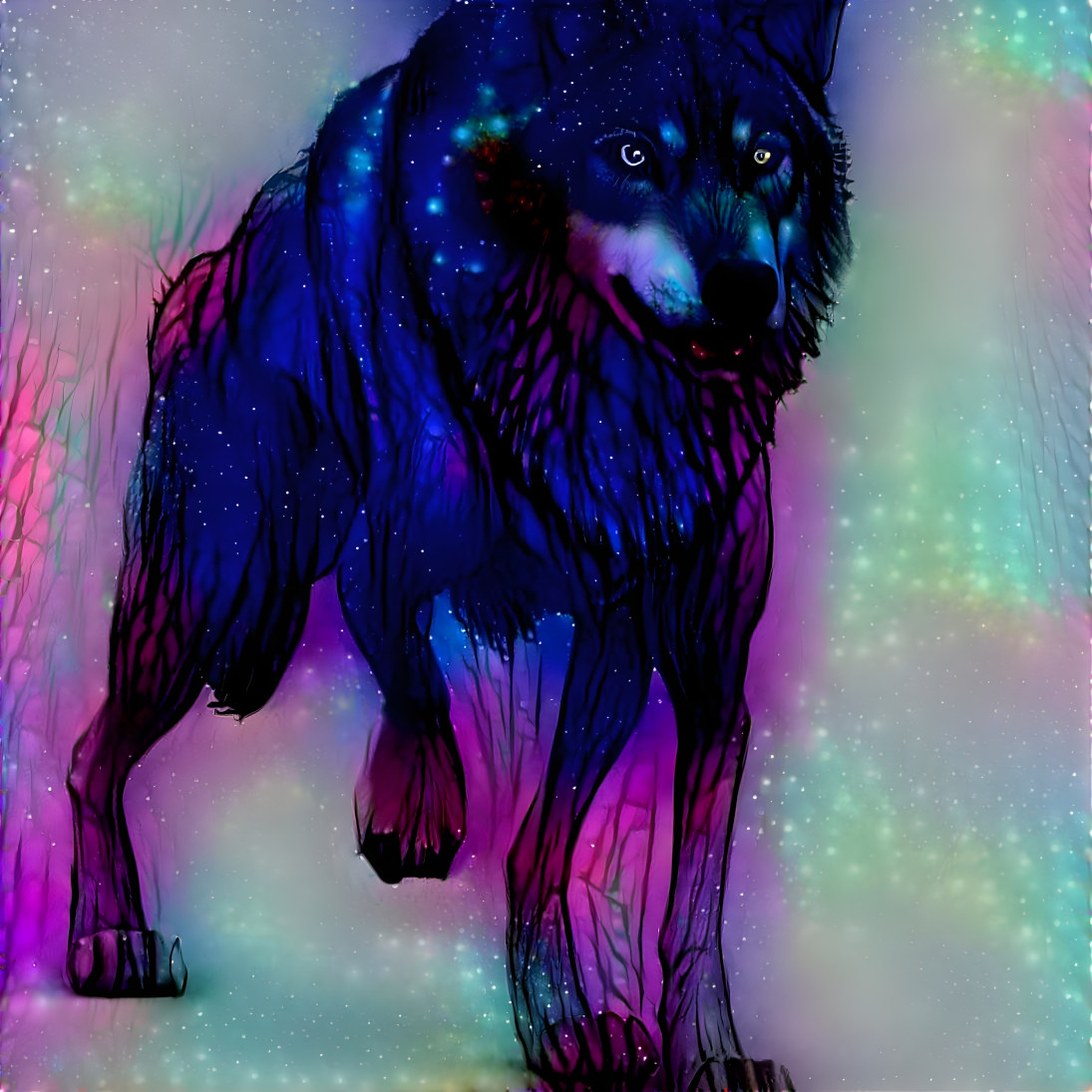 Starry wolf