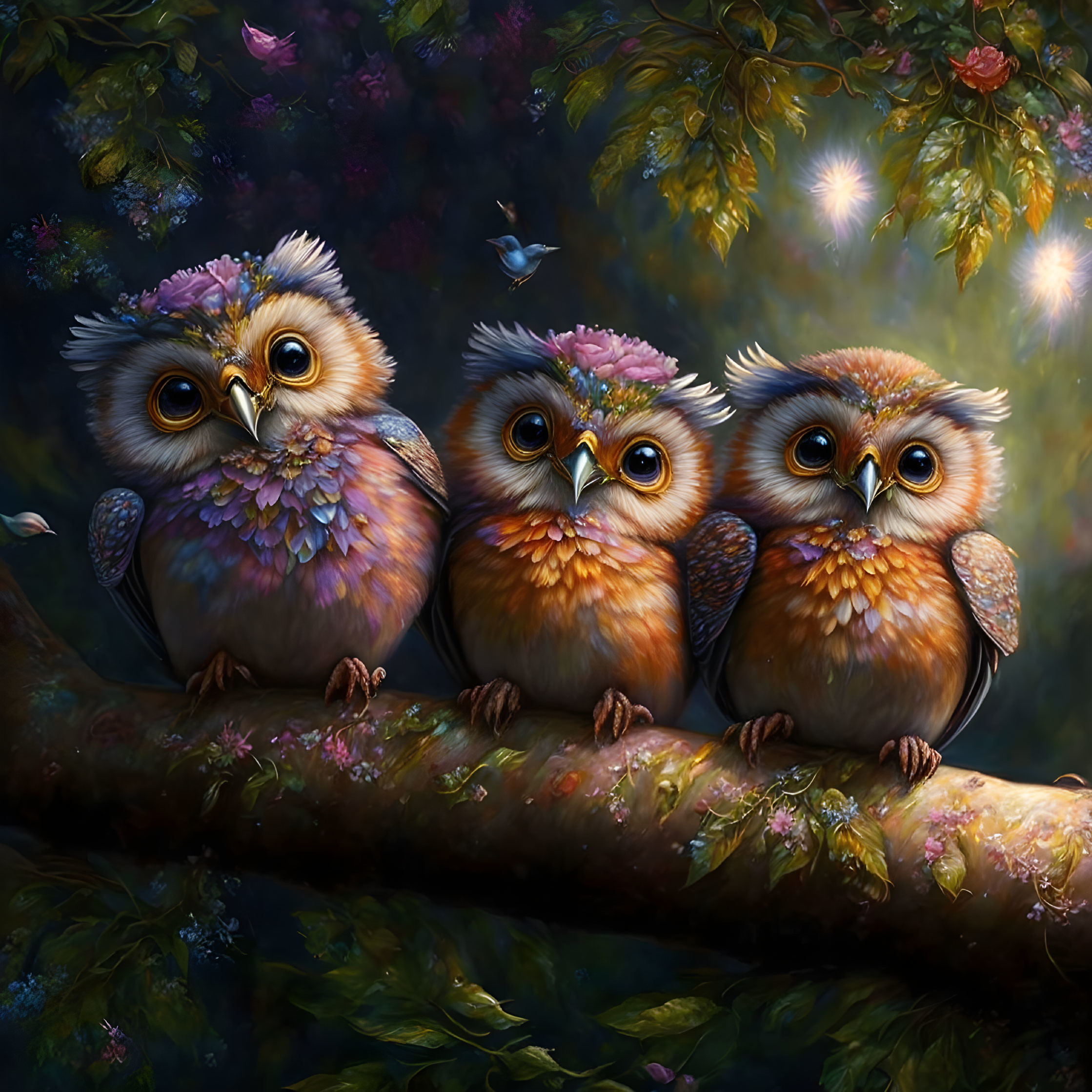 Three little Owls