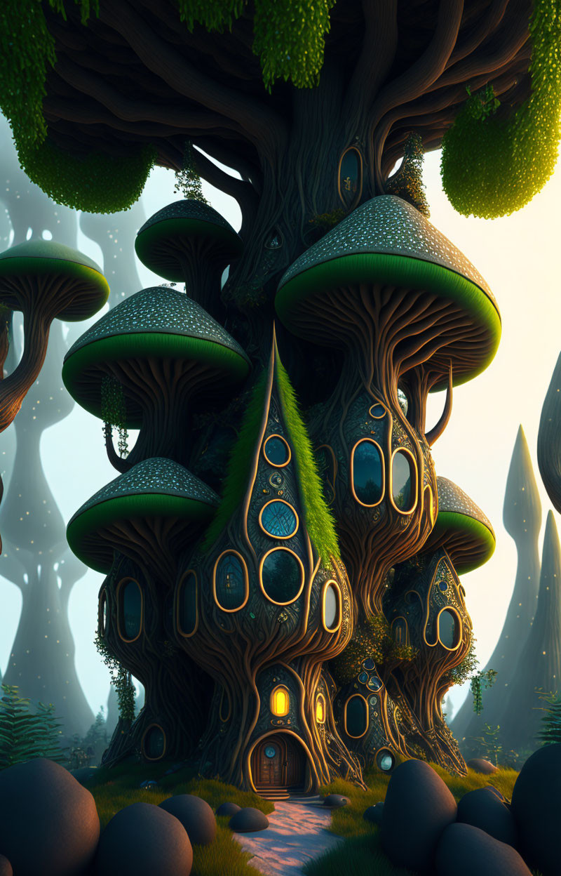 Mushroom Towers