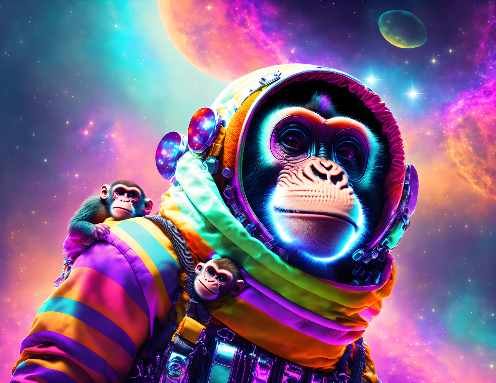 Rave Monkeys In Space