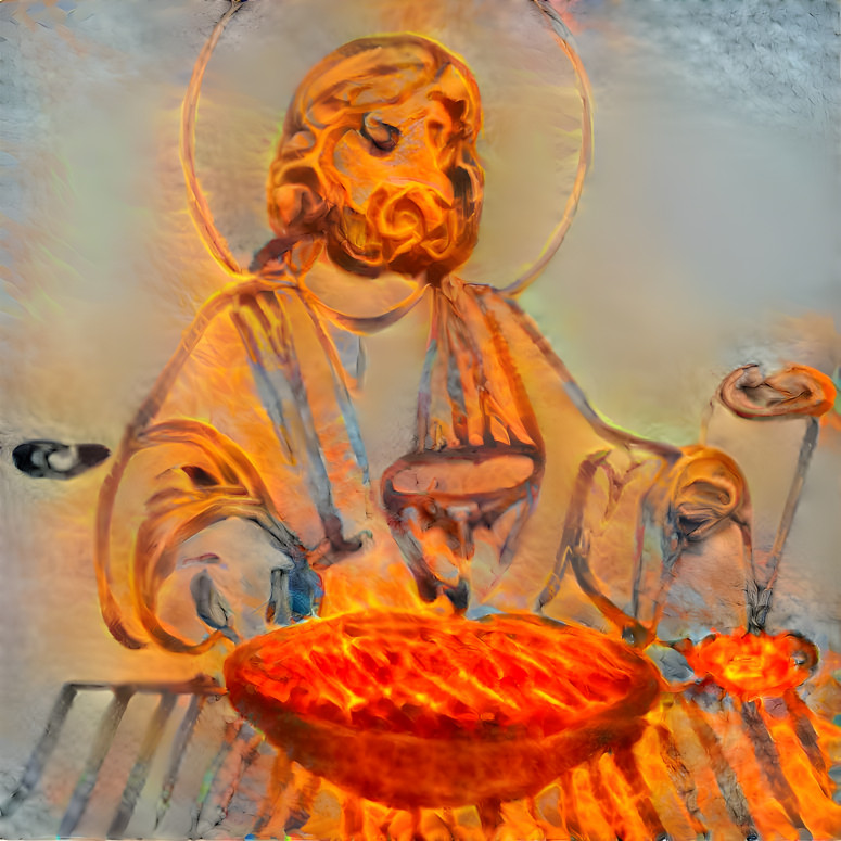 Jesus on the grill