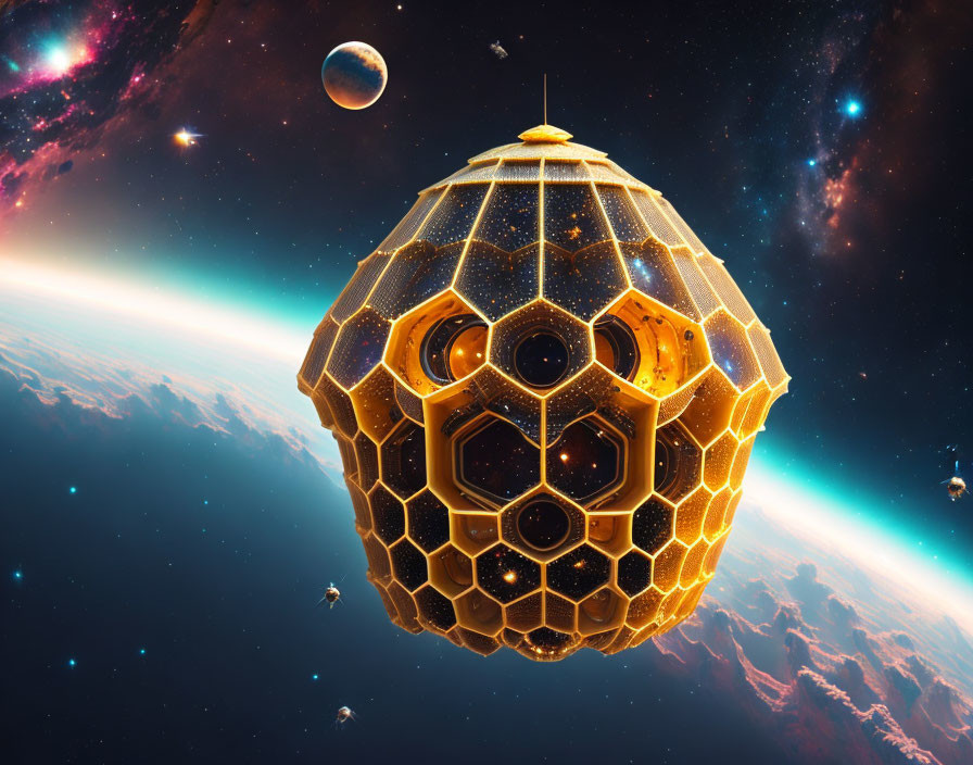 A beehive in space