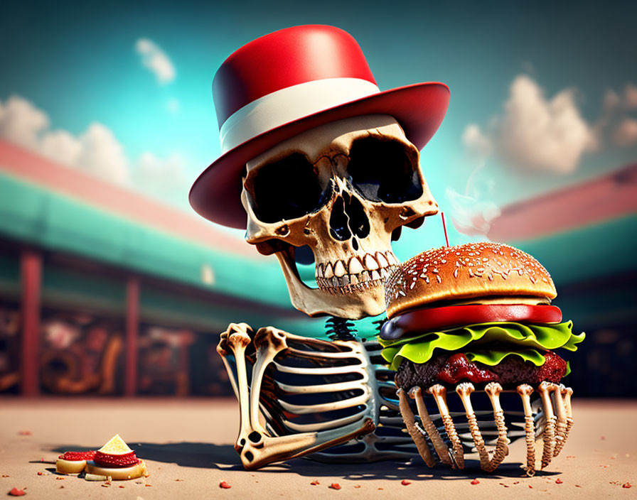 Skeleton Burger