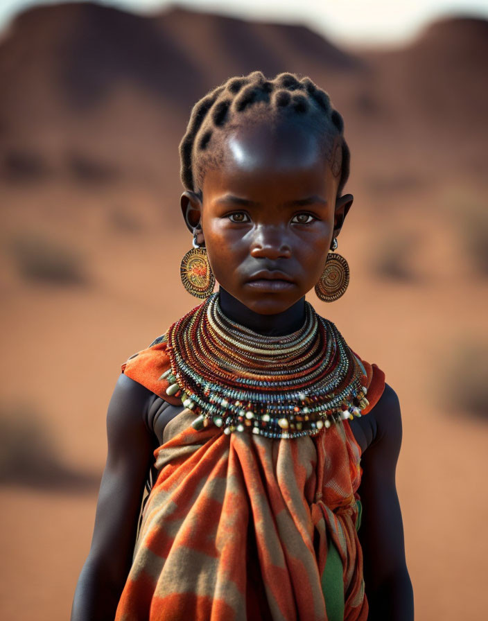 Young Girl Himba, Namibie