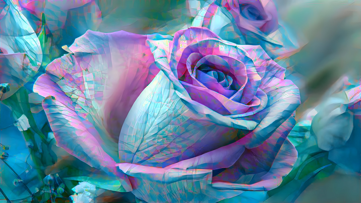 turquoise rose