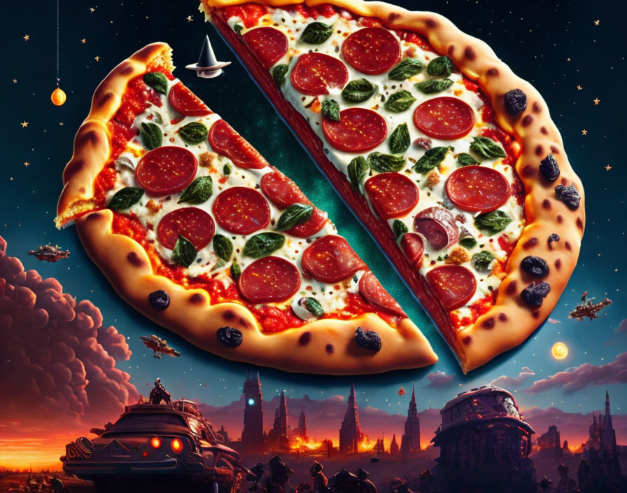 Pizza from Outer Space