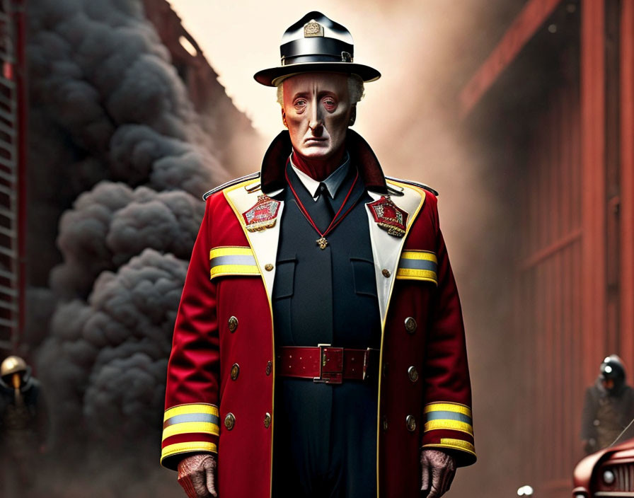 Tobin Bell as a fireman 2