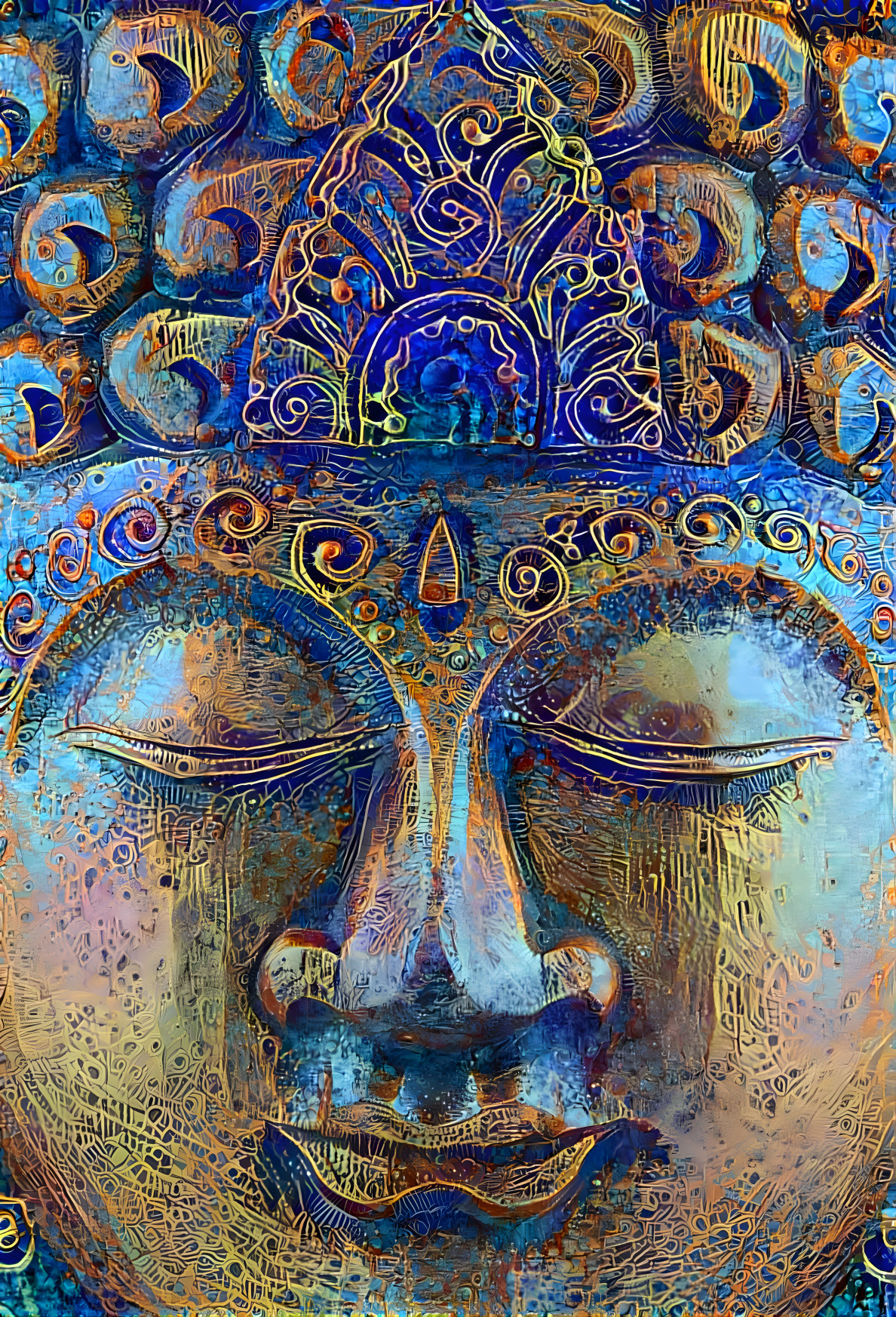 Blue Buddha 