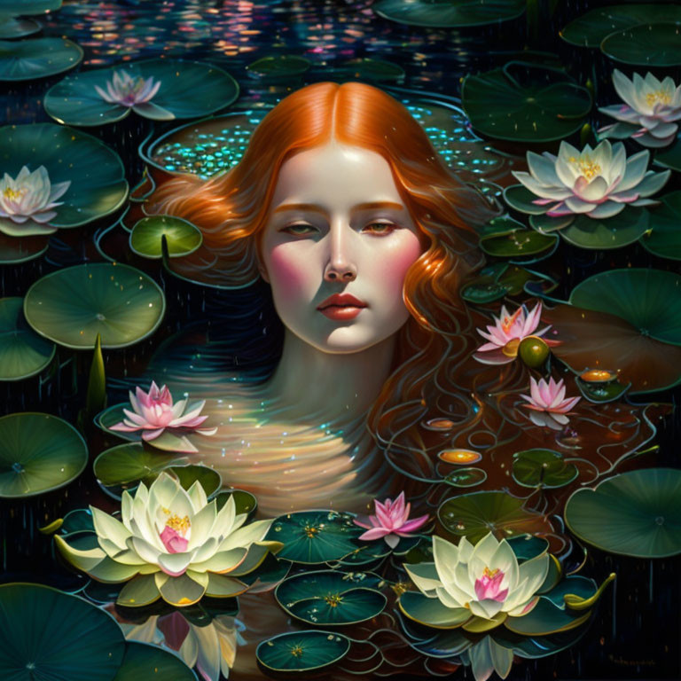 Lily Pond Mermaid 