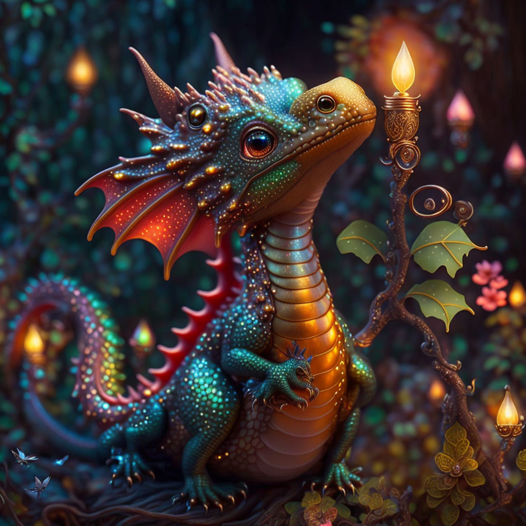 Magical Forest Dragon