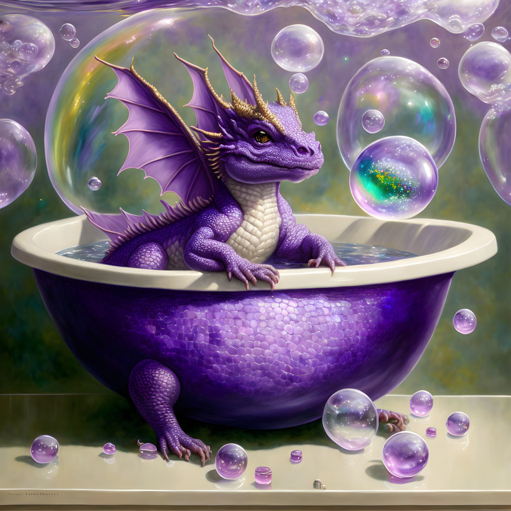 Bubble Bath “Dragon Style”