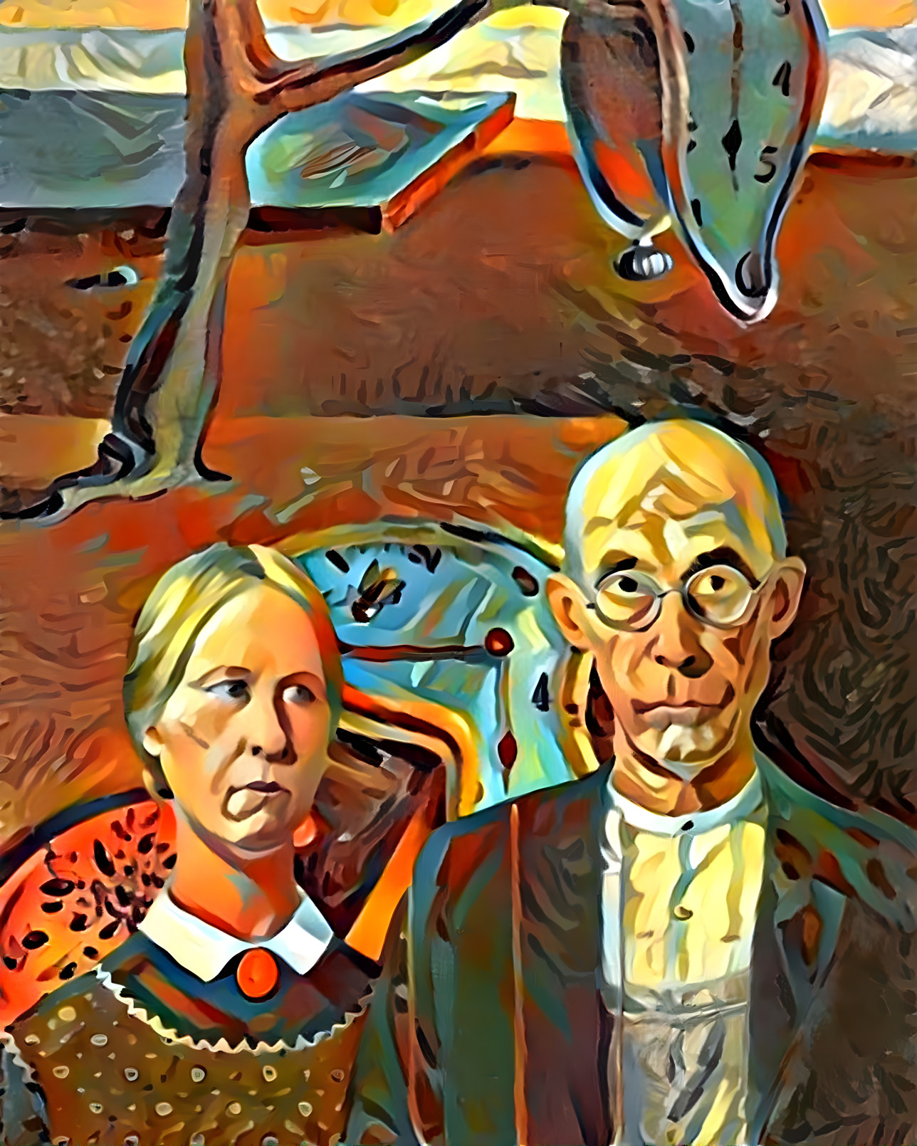 American Gothic... Out of time and in A Dali Loop