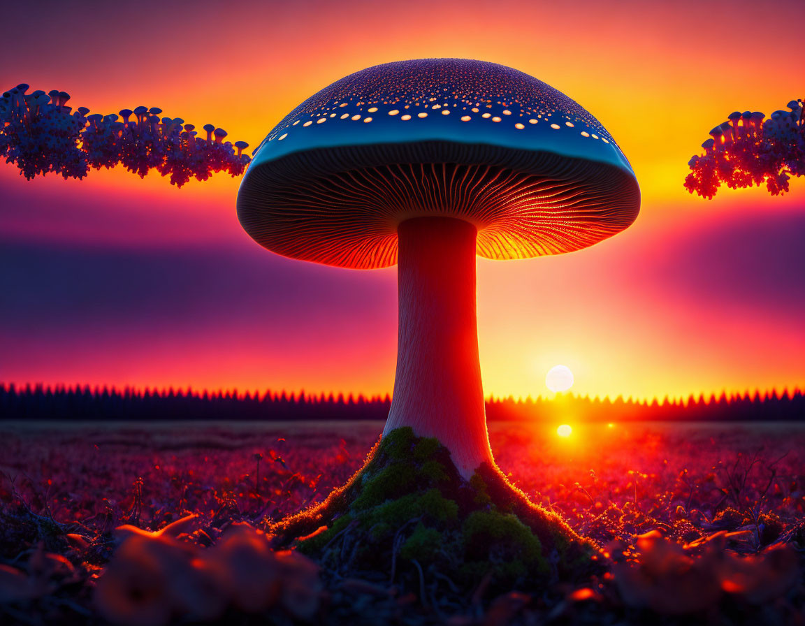 Mushroom Sunset