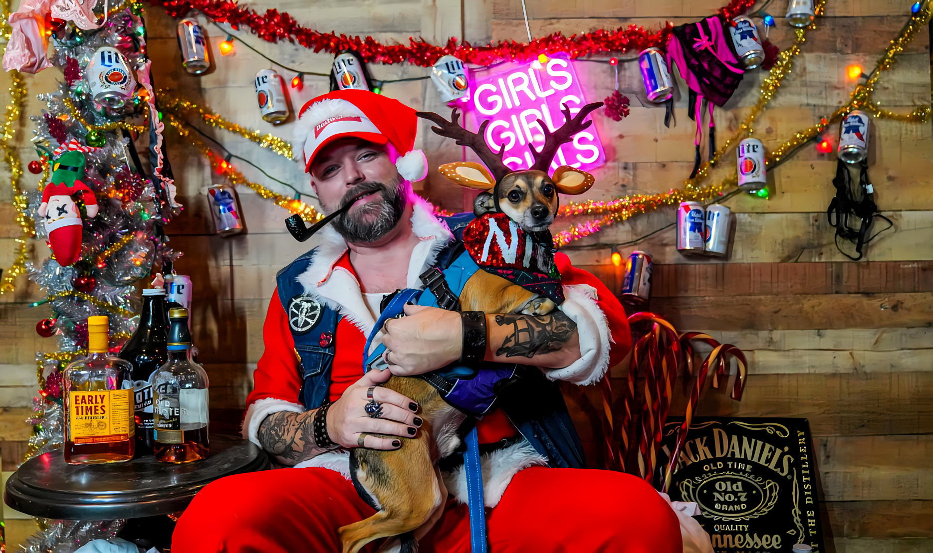 Merry Christmas! from Ziggy and Bad Santa