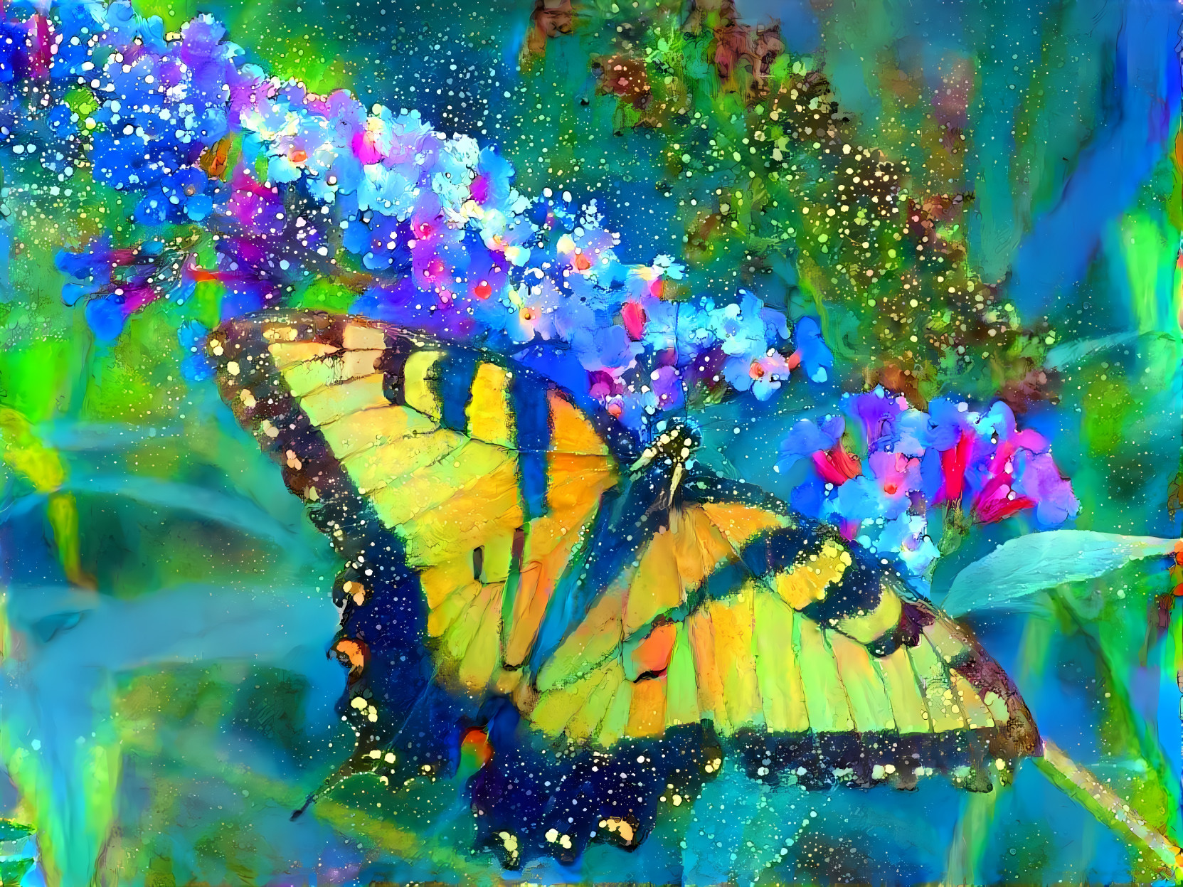 Butterfly Bush Visitor