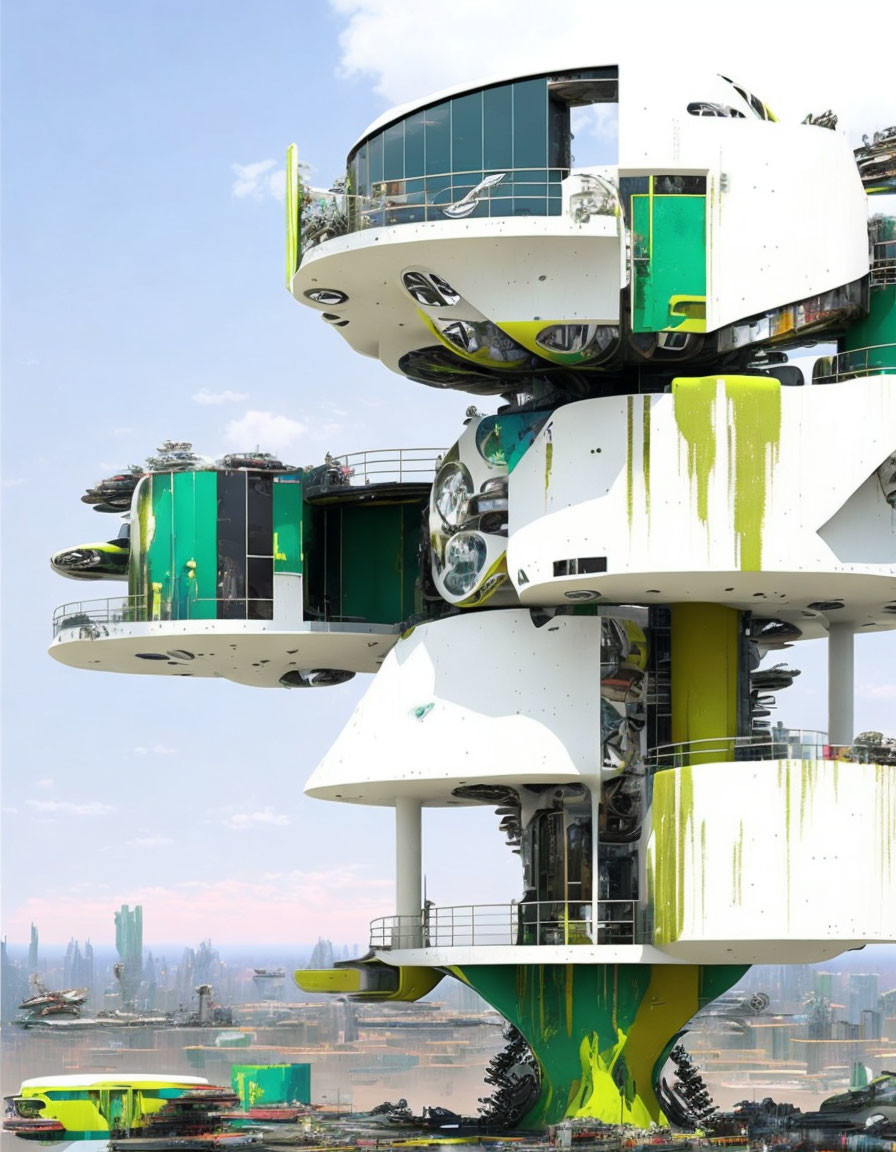 Neo-future Punk Architecture, vertical home