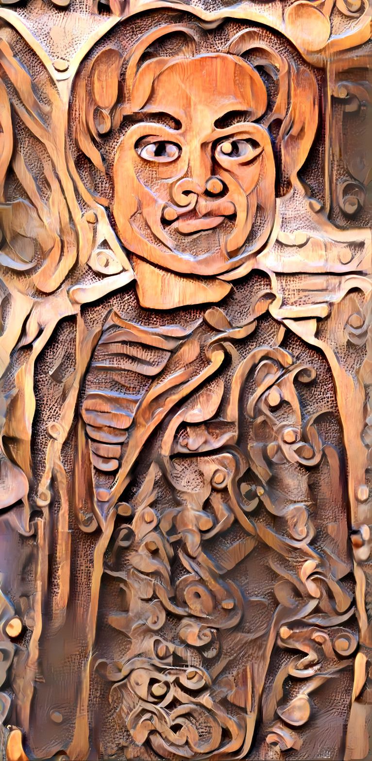 gary johnston, team america puppet, wood carving