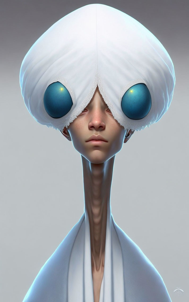 AI, alien turban, Jean Baptiste Monge style