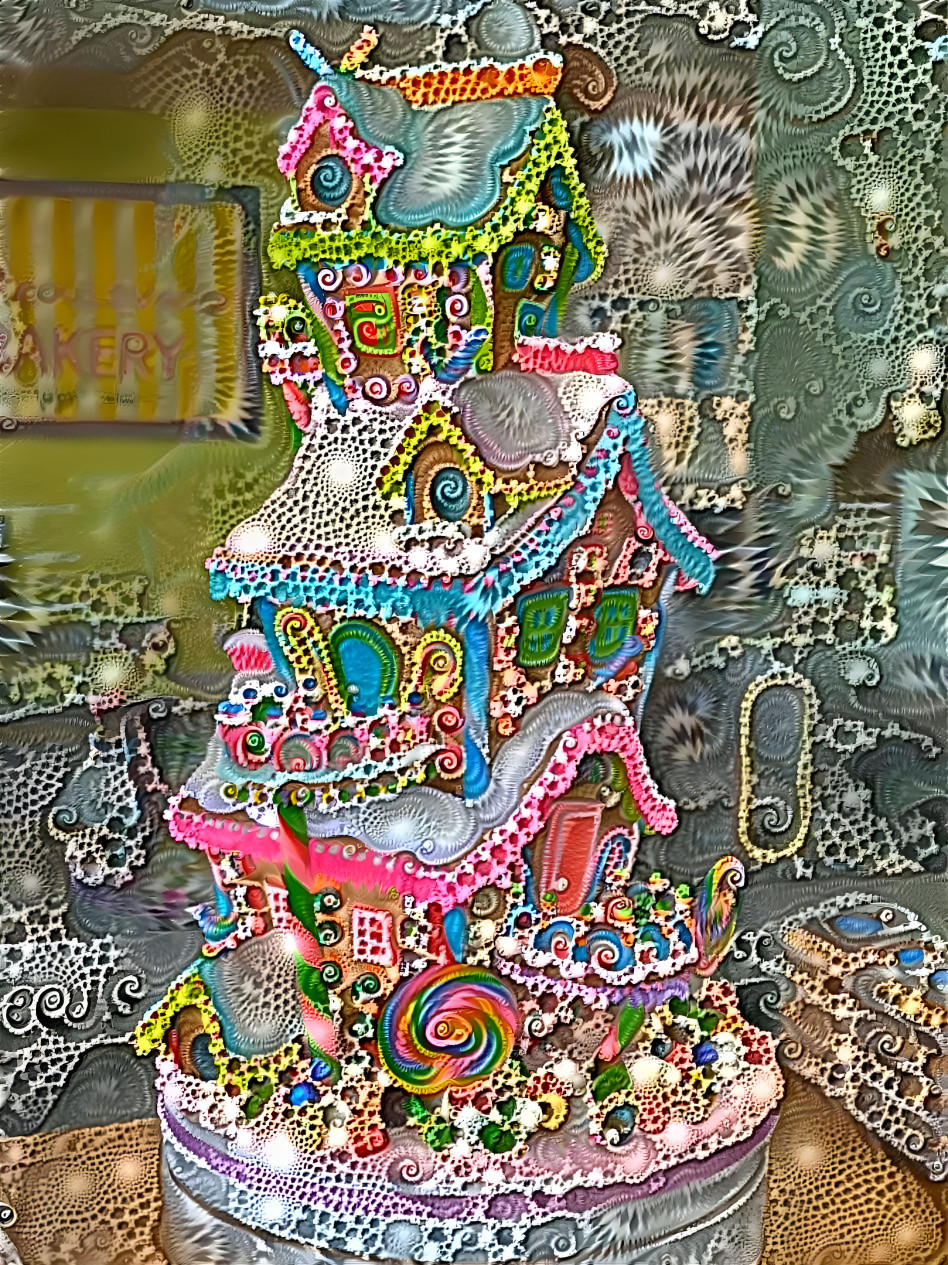 fractal doiley gingerbread house retexture