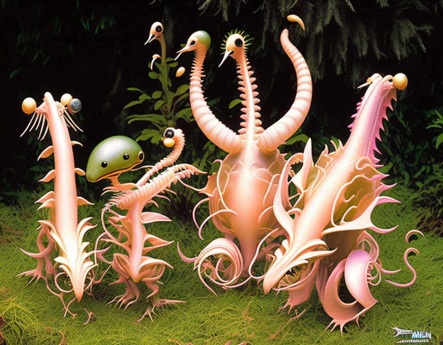 Fonebone Alien Creatures, Don Martin, Mad Magazine