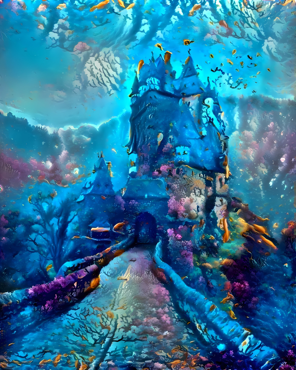 castle underwater