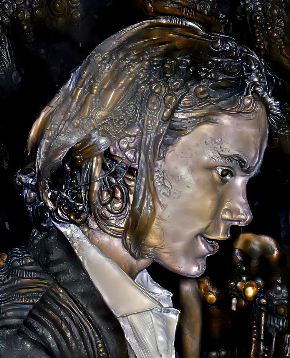 river phoenix retextured with indian statue