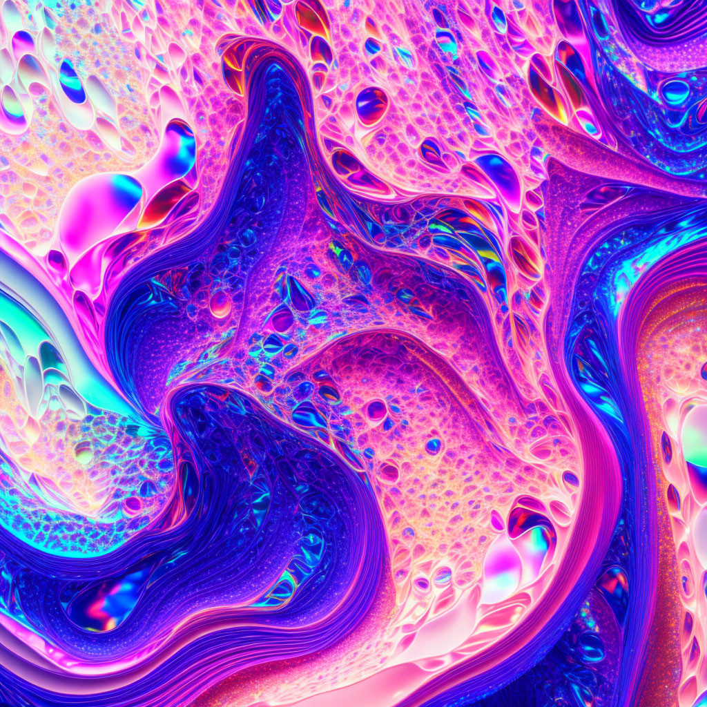 ai, psychedelic swirly 3d art