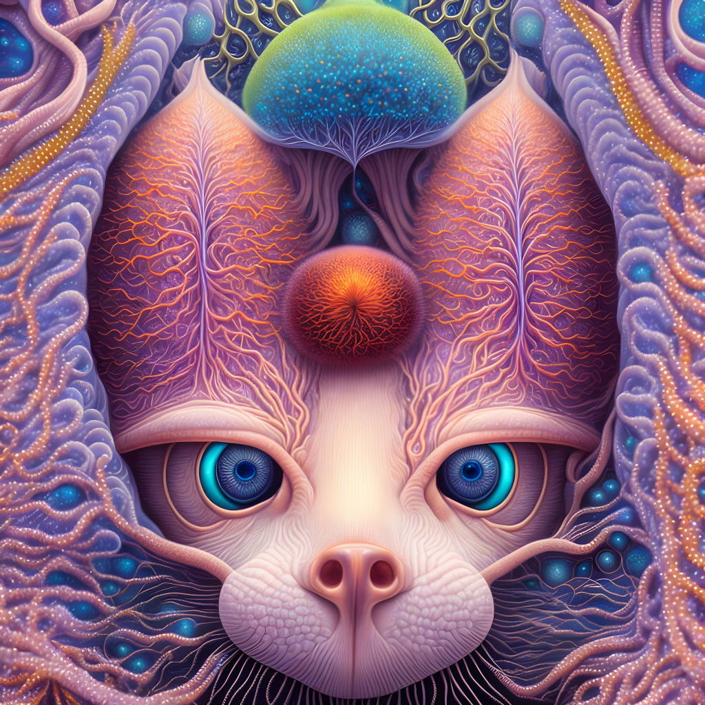 anatomic human nervous system, alien cat