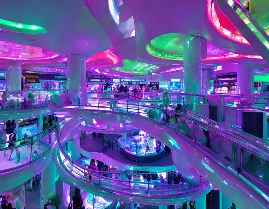 xtra-planetary multi-level alien shopping mall 9