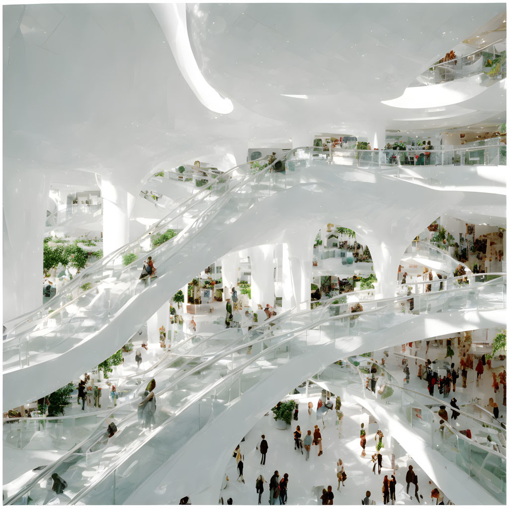 ai, xtra-planetary multi-level alien shopping mall