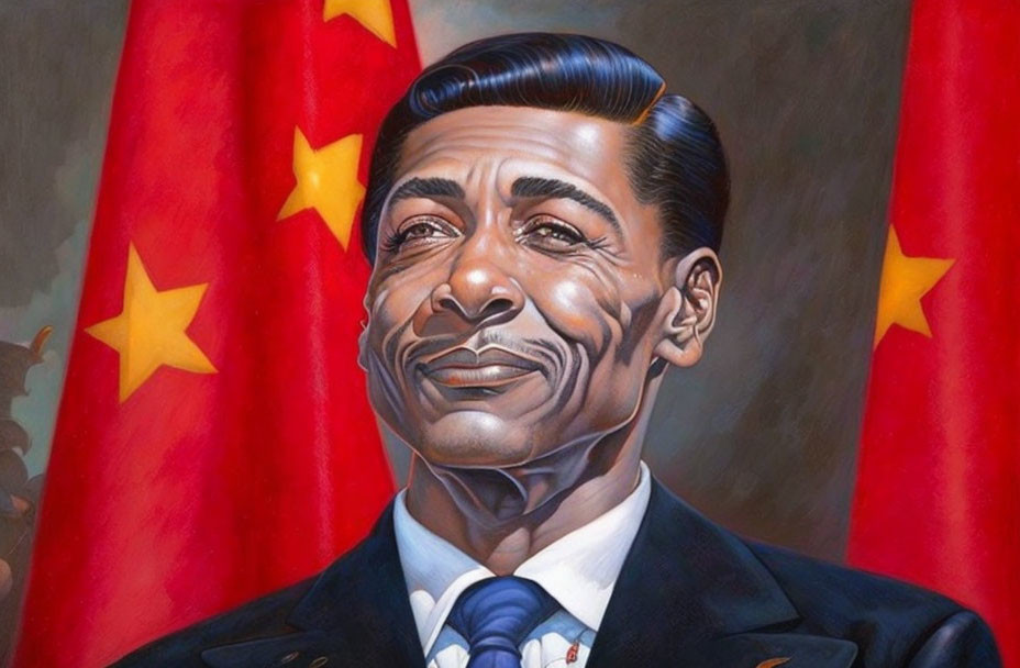 President Xi Jinping of China, by Ernie Barnes