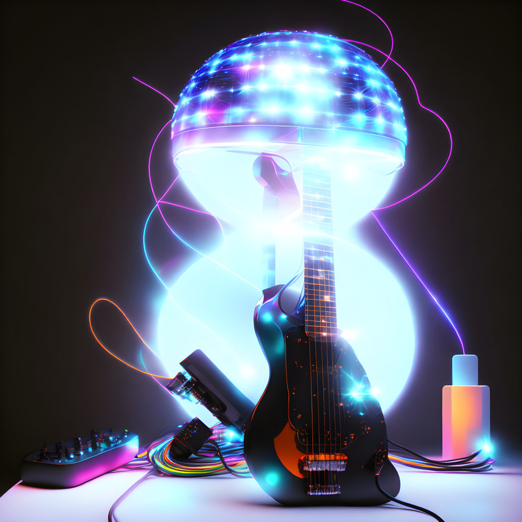 Electro static 3D solar music