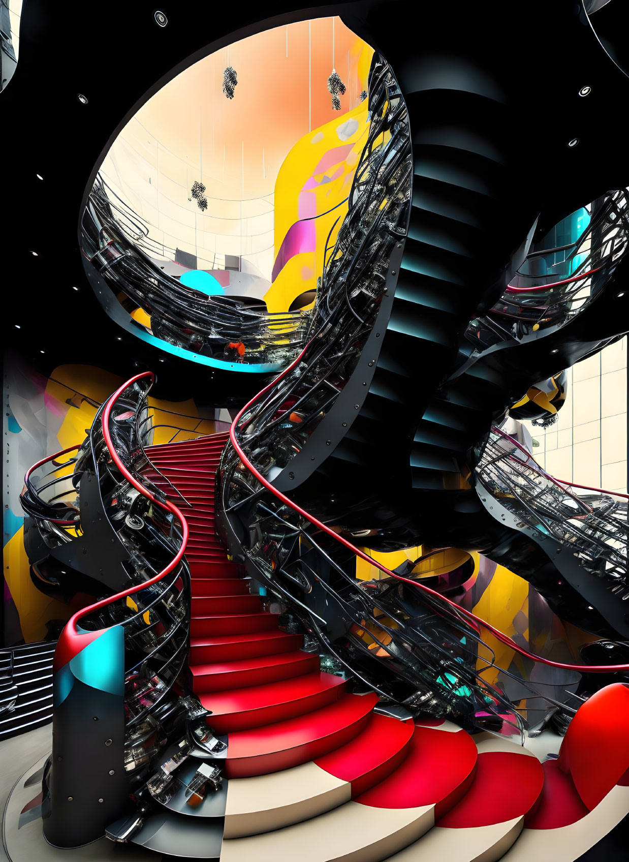 Neo-future Punk Architecture, Royal Staircase