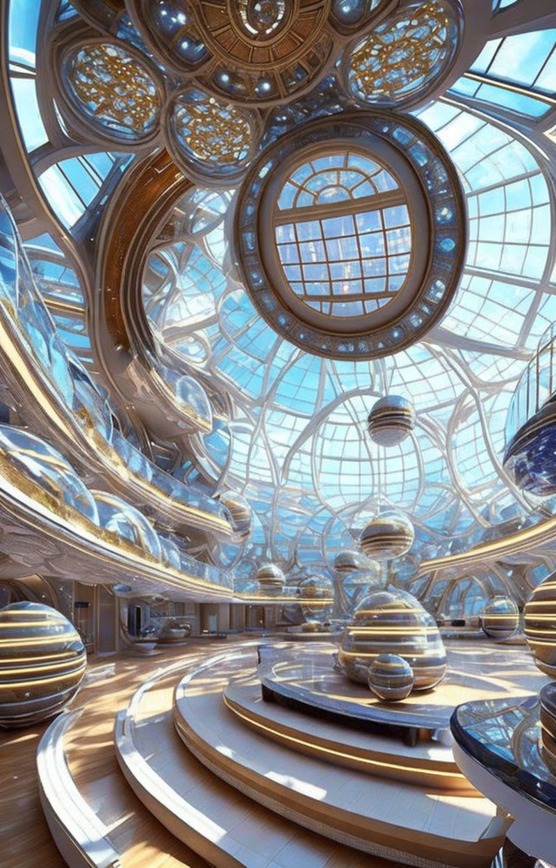 futuristic interior, Nicky Boehme, Ferdinand Knab