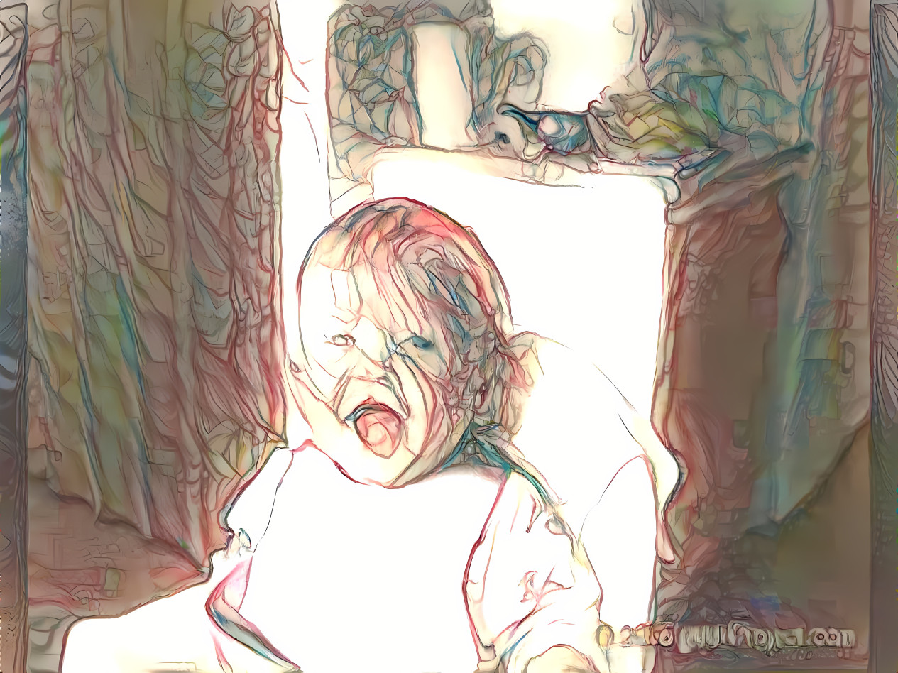 bing-bong, laughing baby, drawing
