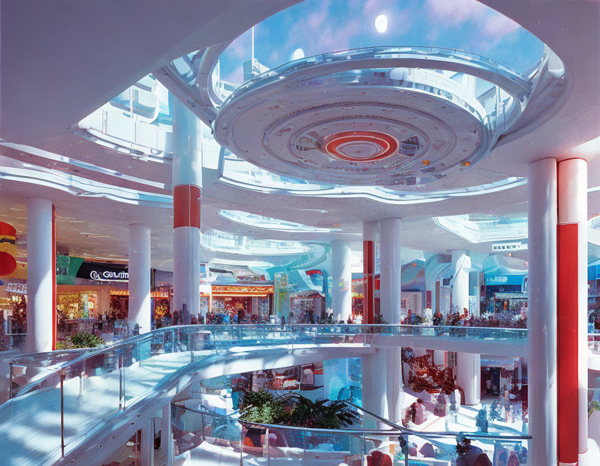 xtra-planetary multi-level alien shopping mall 10