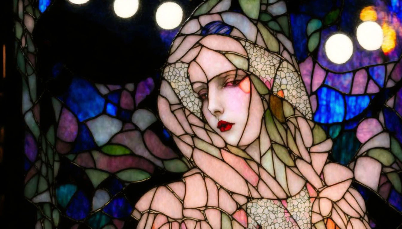 Lady Death Stained Glass, Harry Clarke
