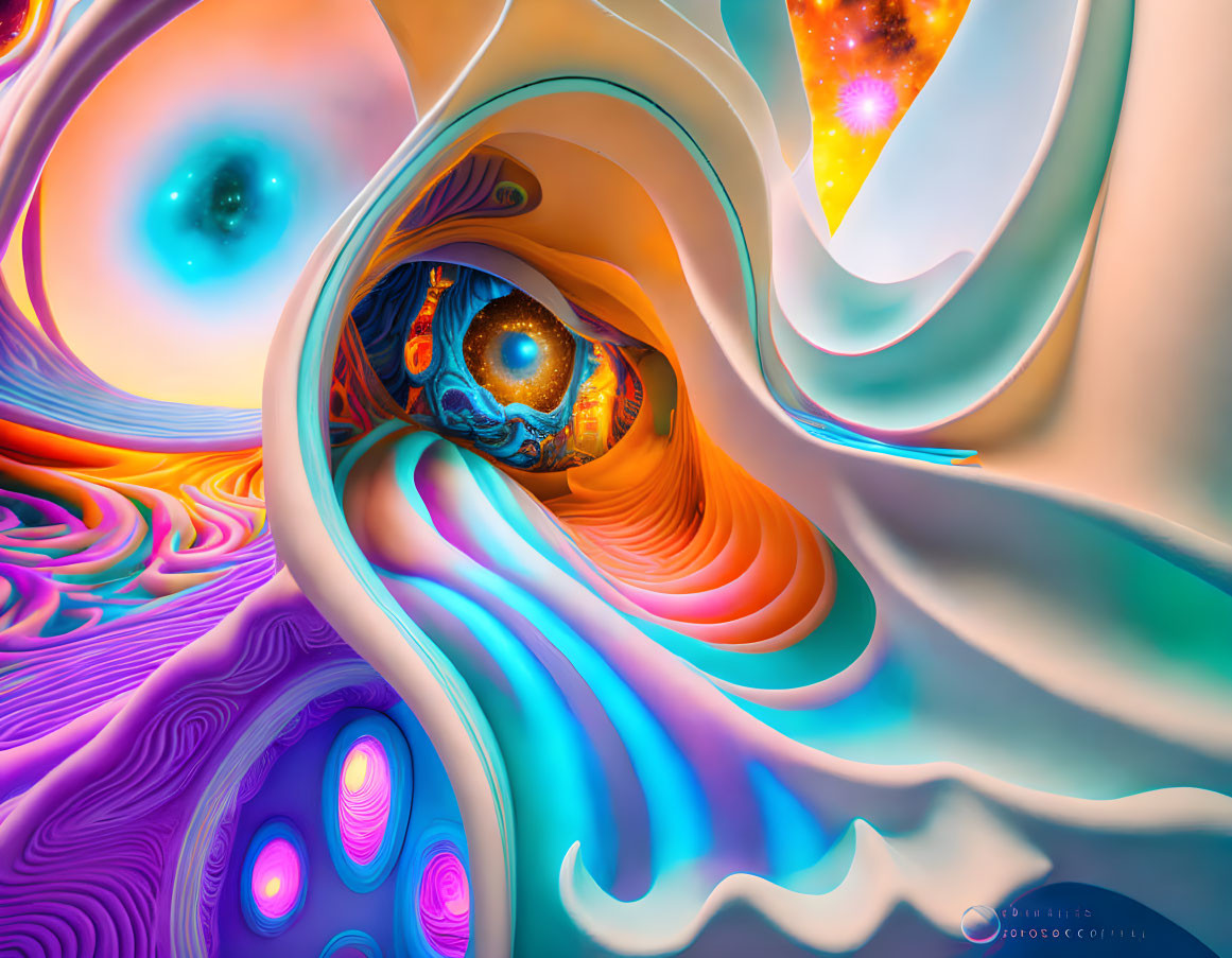 unconscious alien universe creation, psychedelic