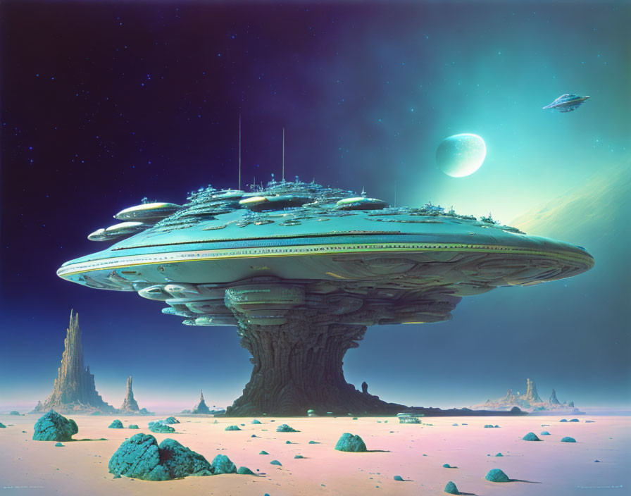 wrecked starship on planet Eden by Stanislaw Lem