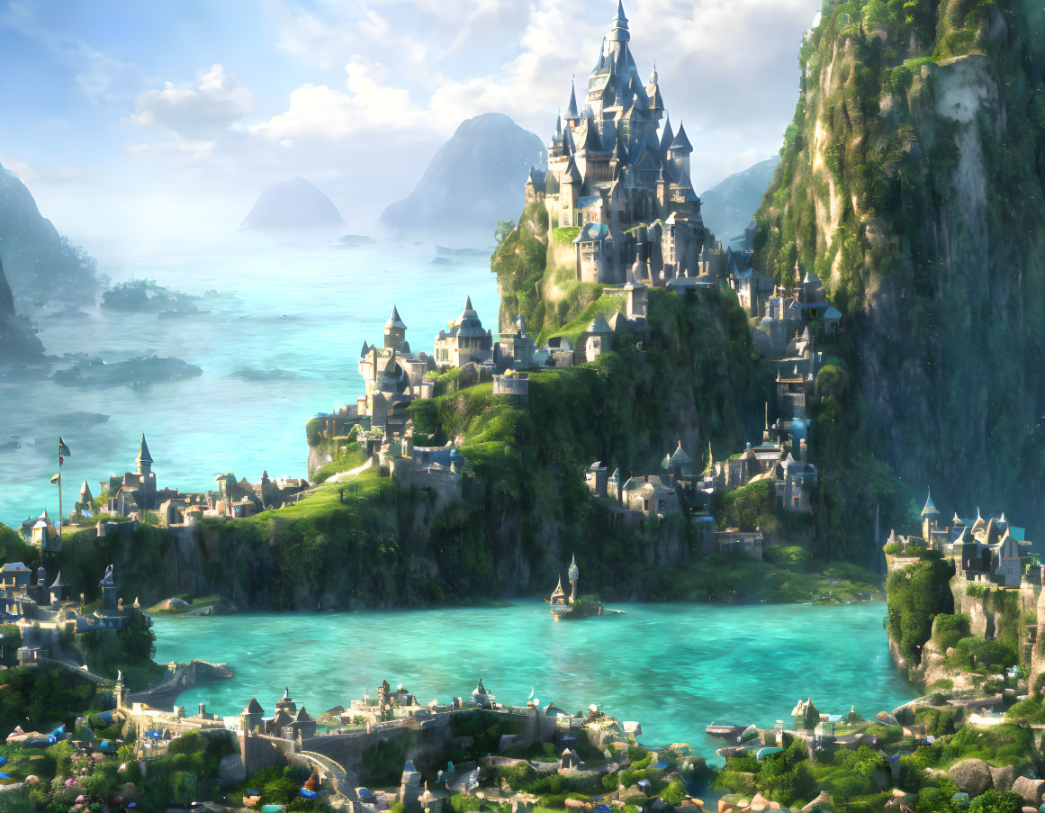 Oceanic Fairytale Castle