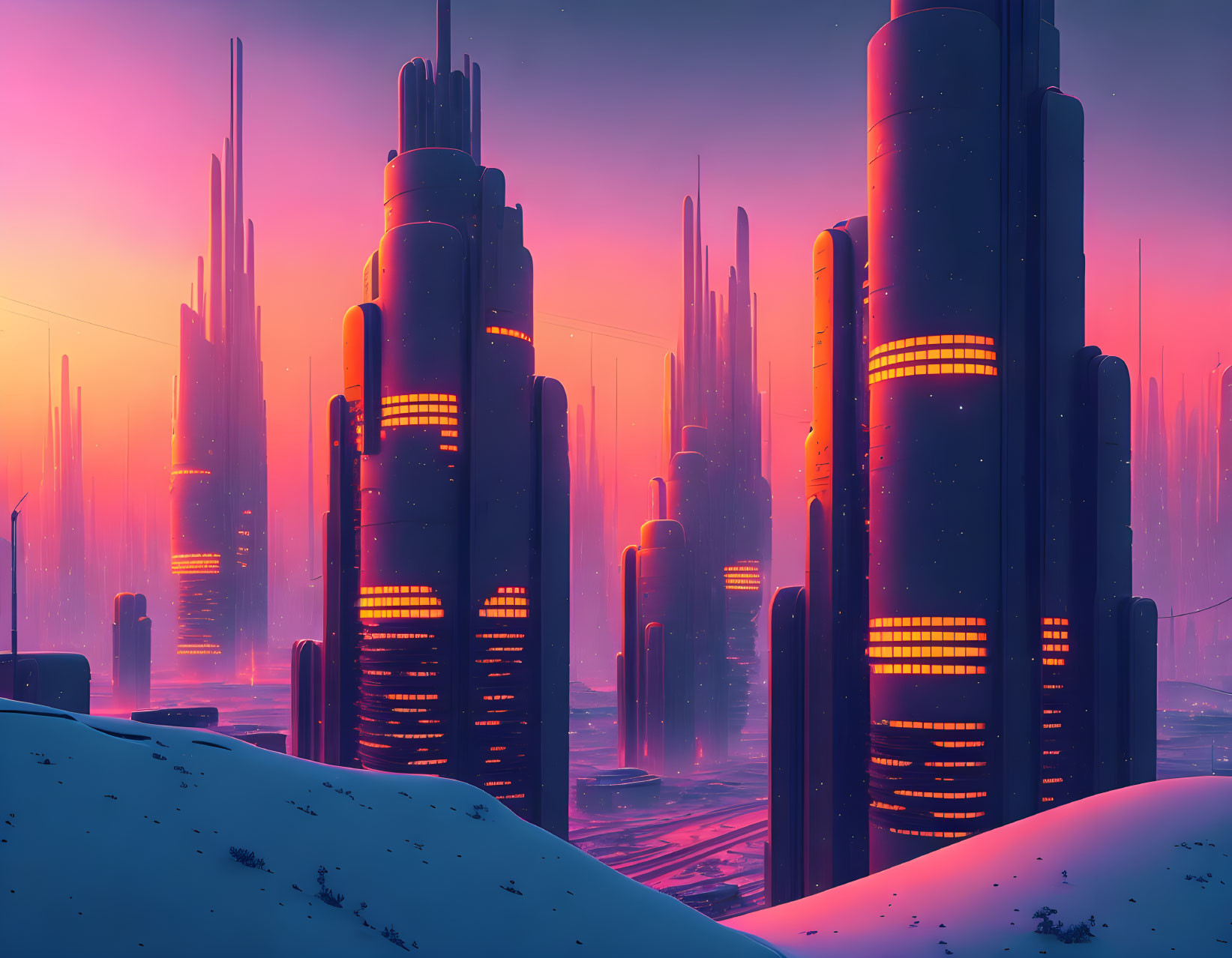 Science fiction city