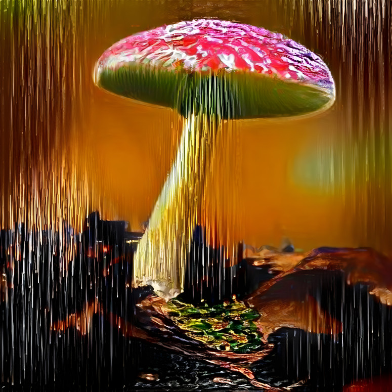 Surreal mushroom