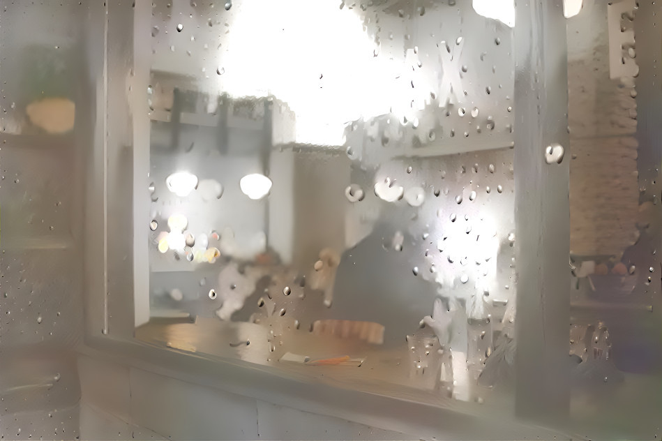 Rainy Cafe Window