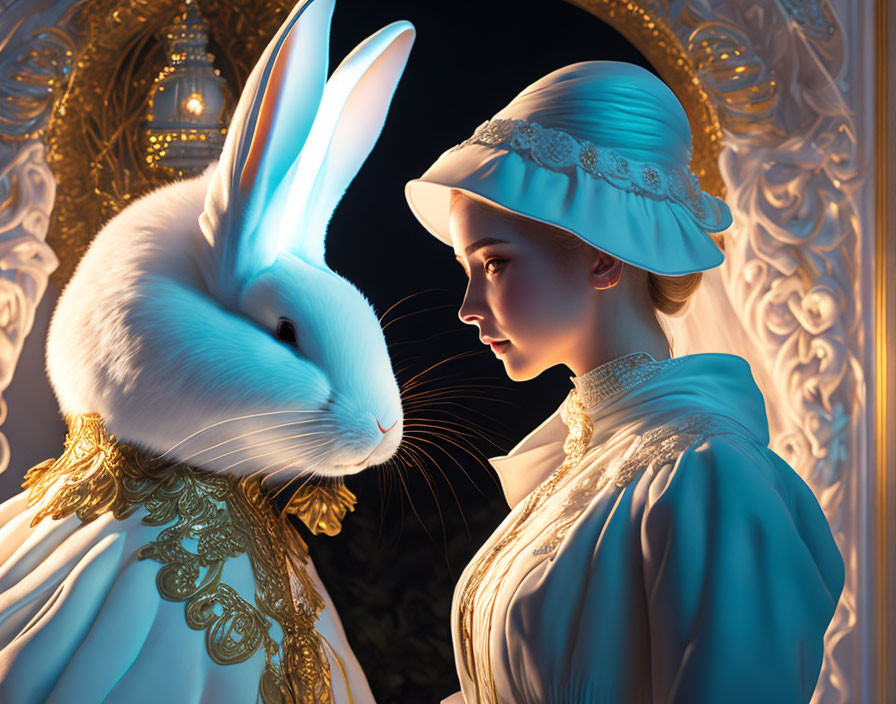 THE WHITE RABBIT'S QUESTION