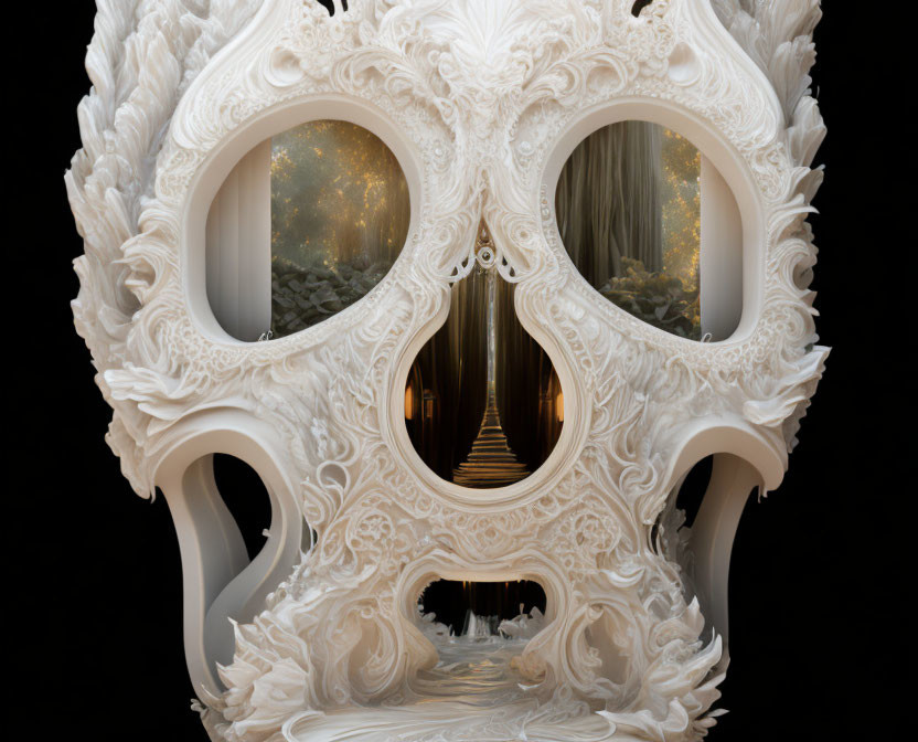 The World Inside the Lace Skull