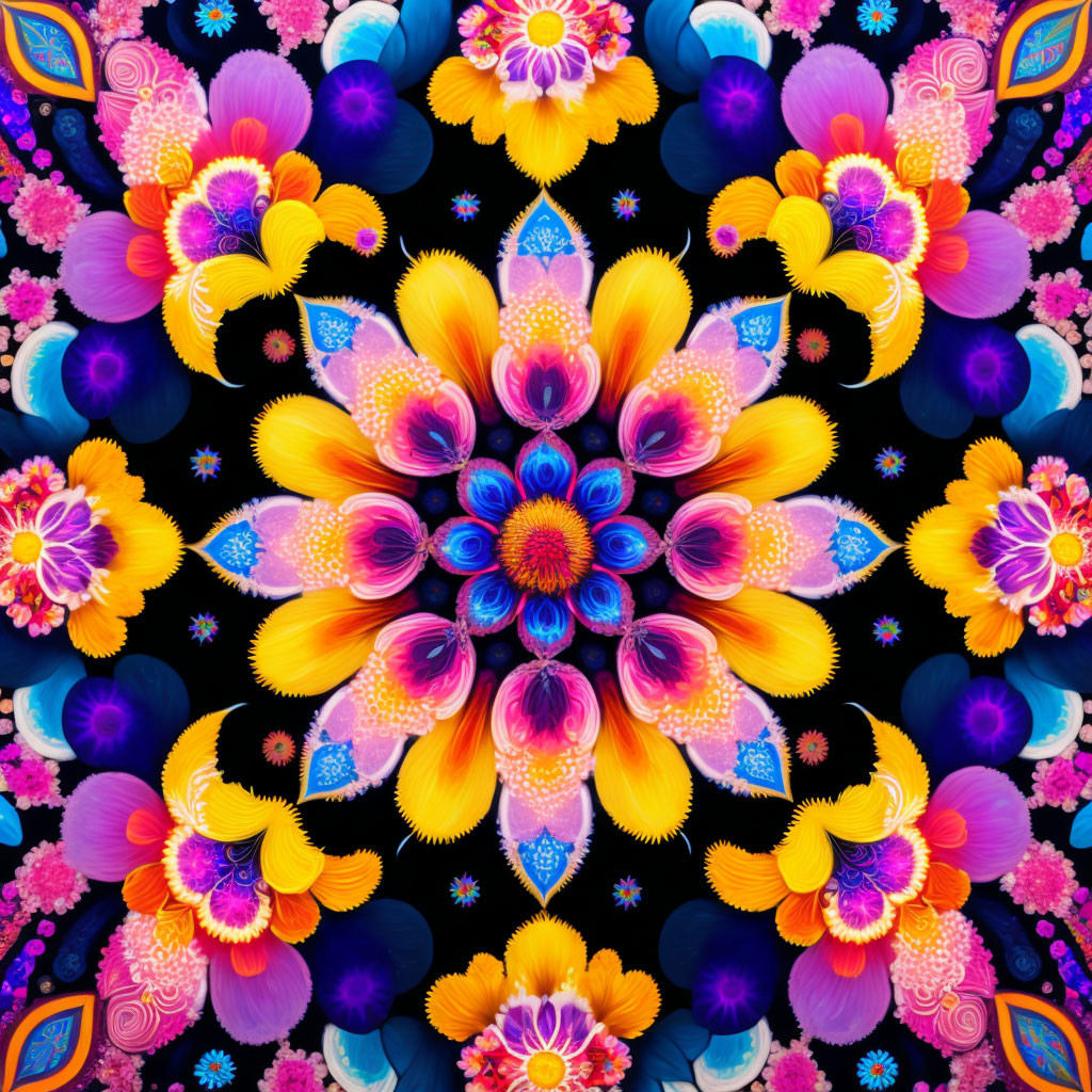   A vibrant explosion of floral