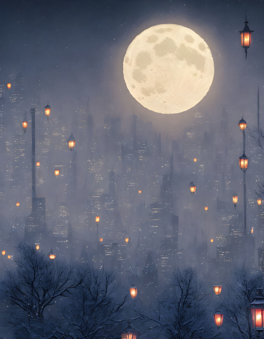 The cold of moonlight