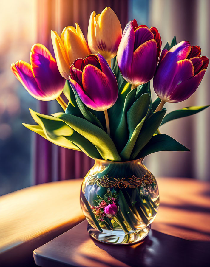  Bouquet of tulips