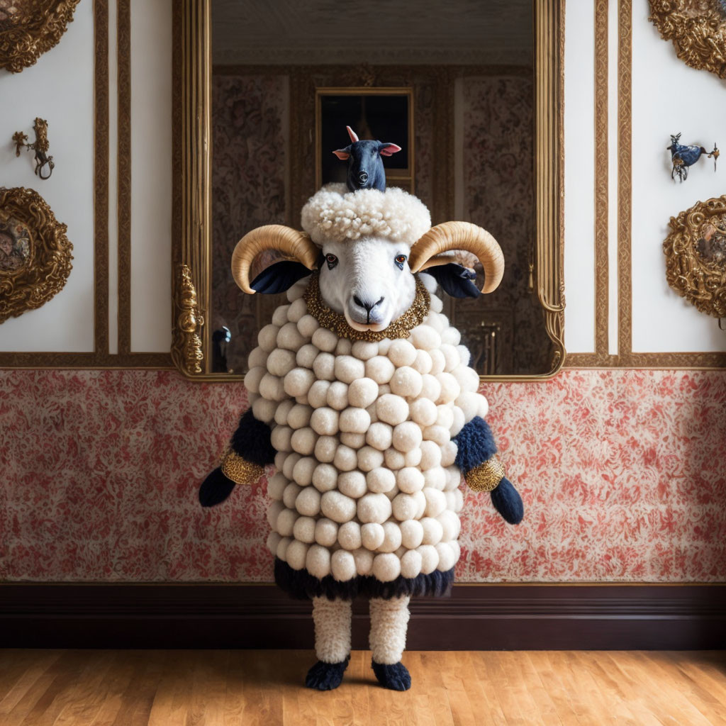  anthropomorphic sheep,