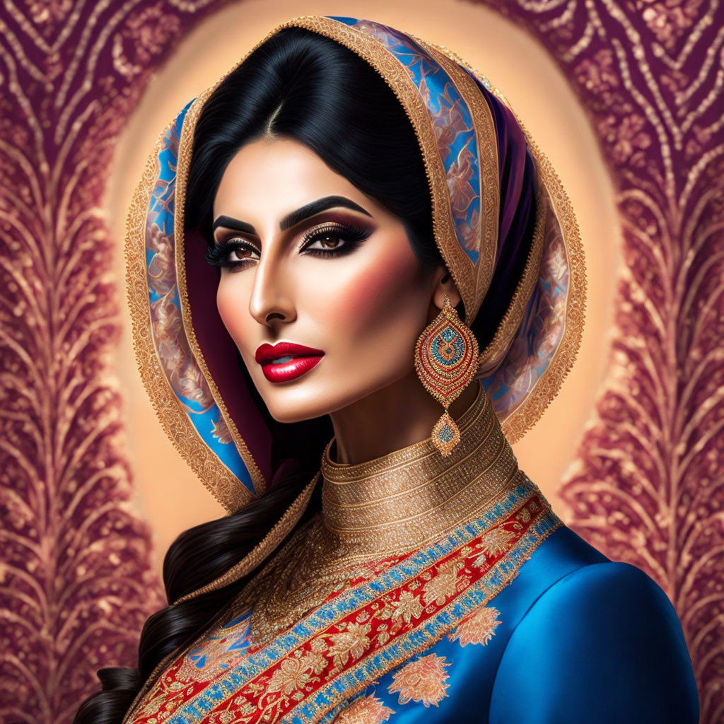 elegant Persian woman 